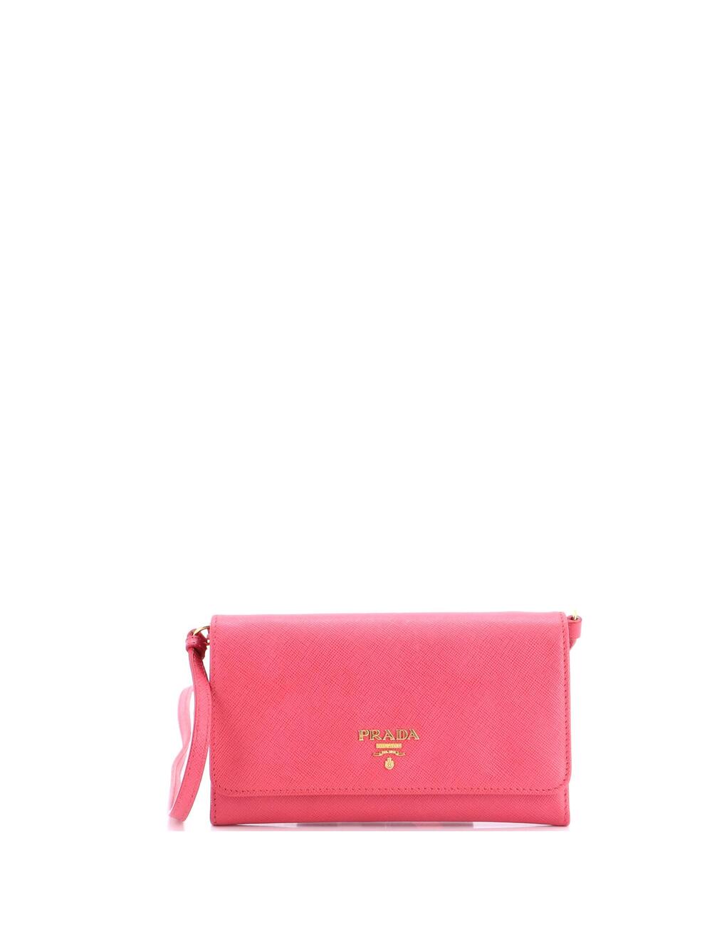 Prada Wallet On Strap Saffiano Leather #263702P73B